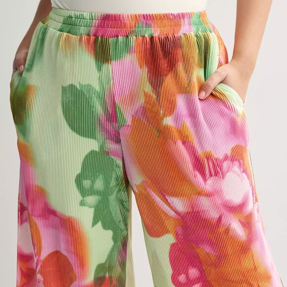 Intempo Plisse Pants Size L - Picture 8 of 9